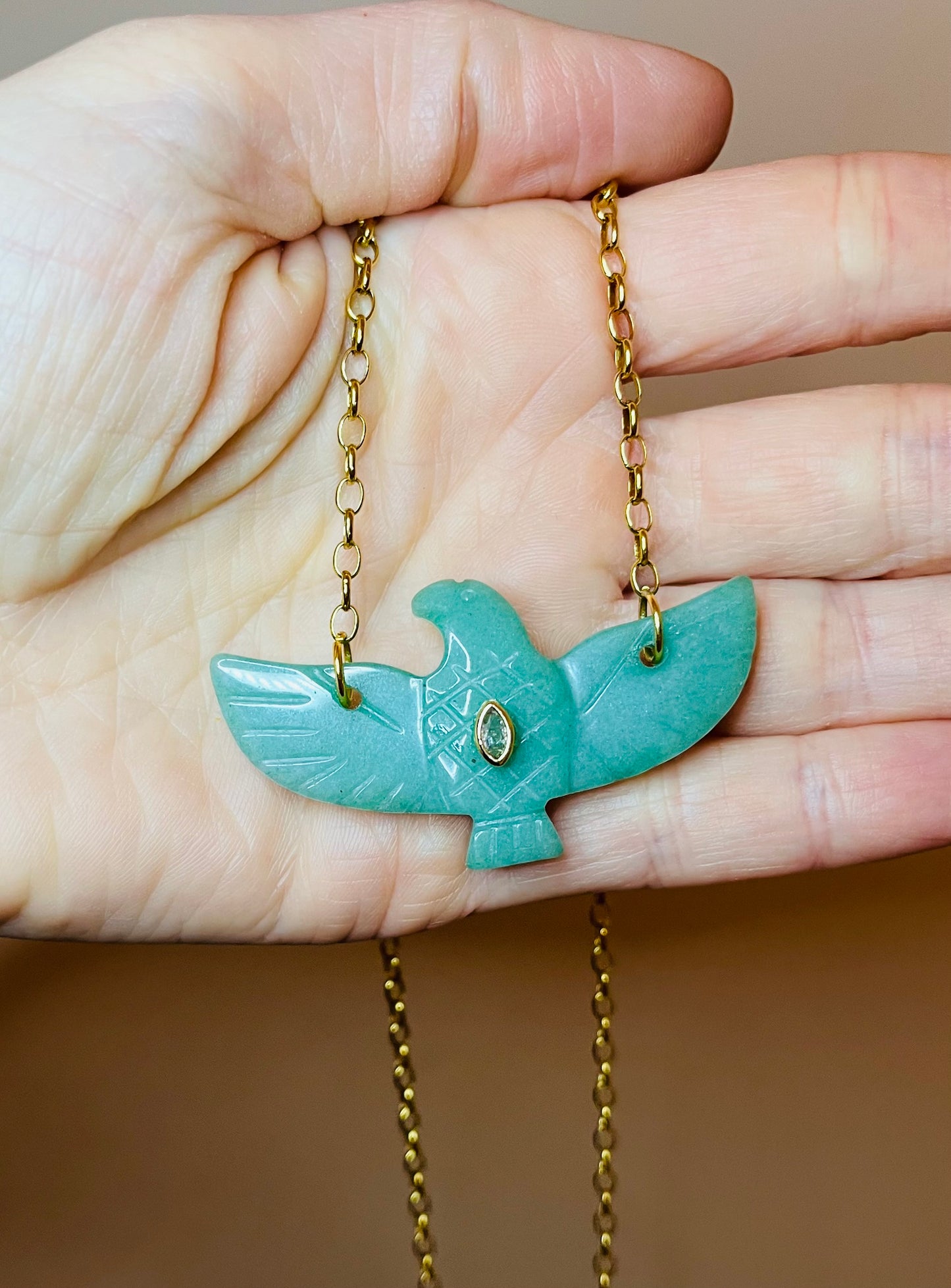 Collier phœnix Amazonite